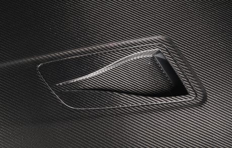 Porsche Carbon Fiber Hood Closeup Vents