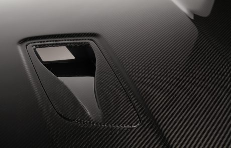 Porsche Carbon Fiber Hood Closeup